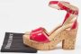Stella McCartney Pre-owned Fabric sandals Pink Dames - Thumbnail 9
