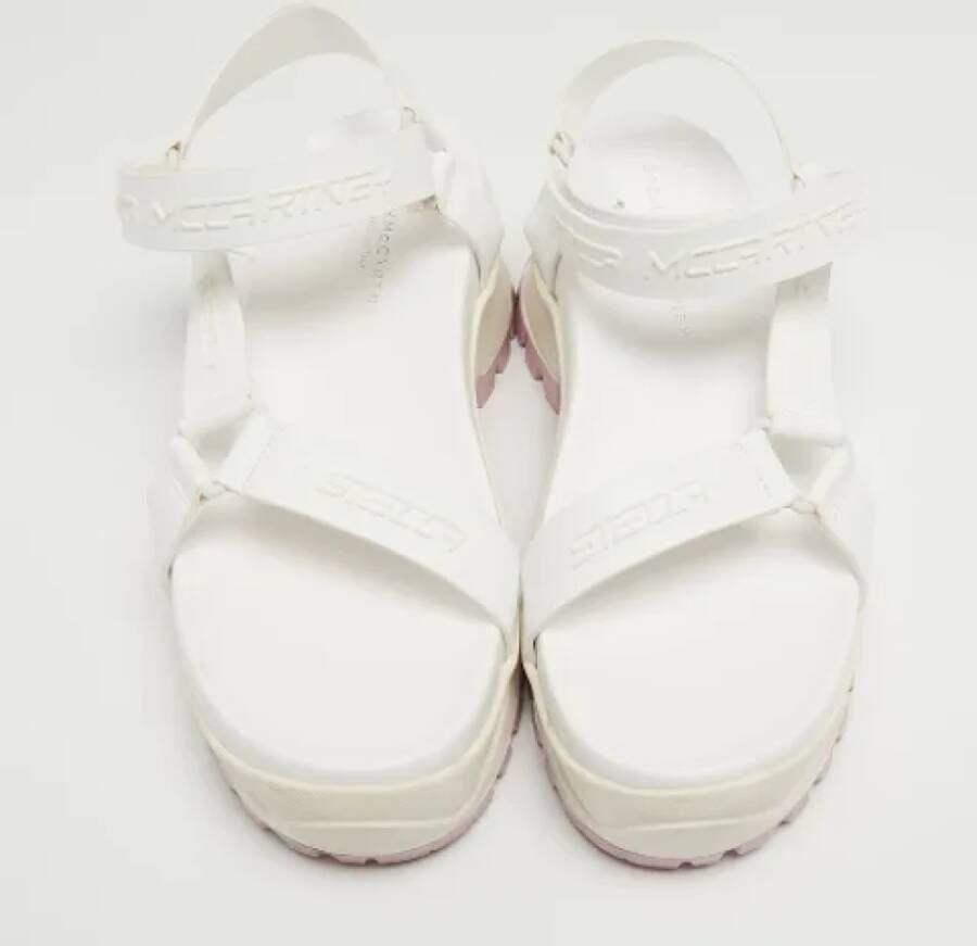 Stella McCartney Pre-owned Fabric sandals White Dames
