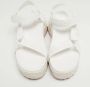Stella McCartney Pre-owned Fabric sandals White Dames - Thumbnail 3