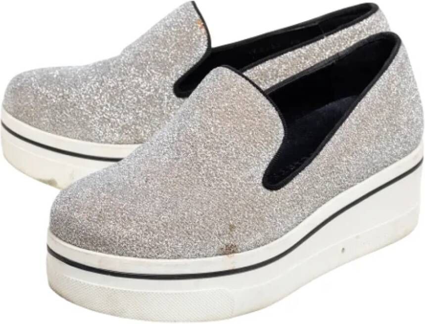 Stella McCartney Pre-owned Fabric sneakers Gray Dames