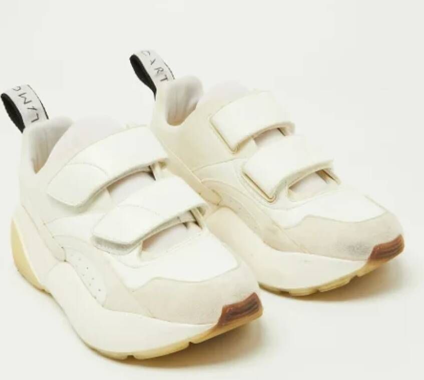 Stella McCartney Pre-owned Fabric sneakers White Dames
