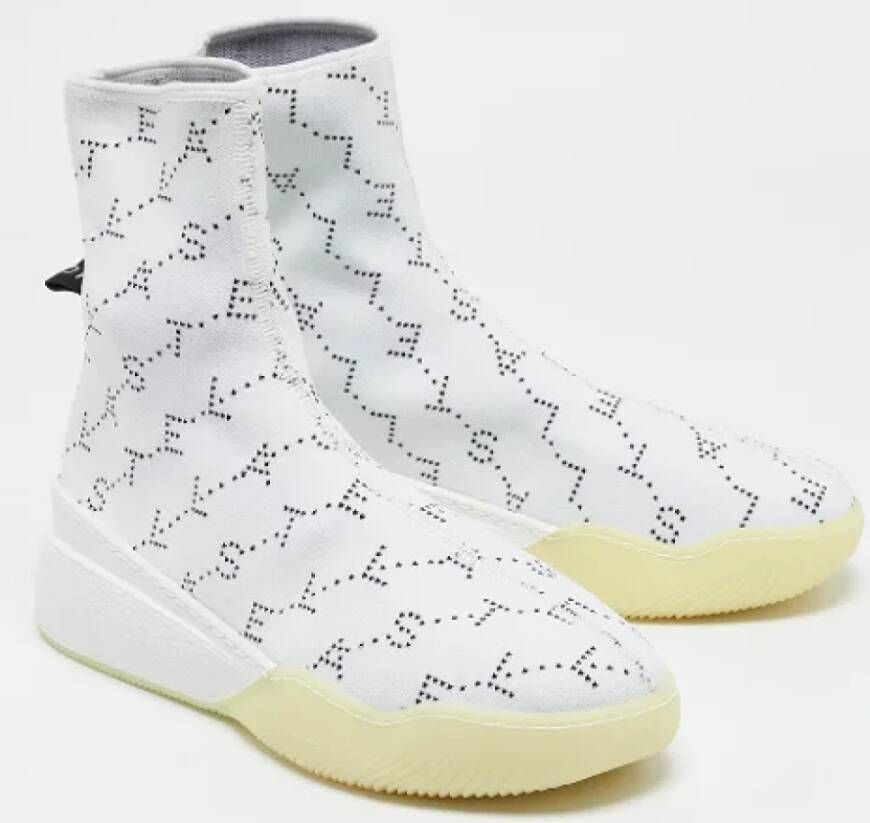 Stella McCartney Pre-owned Fabric sneakers White Dames
