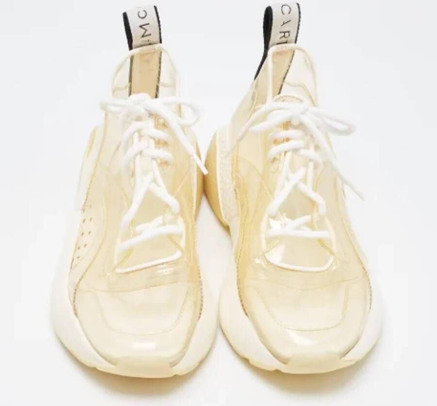 Stella McCartney Pre-owned Fabric sneakers Yellow Dames