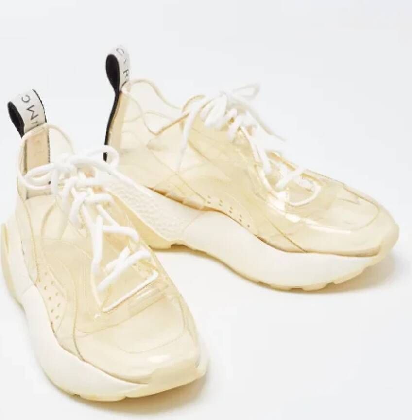 Stella McCartney Pre-owned Fabric sneakers Yellow Dames