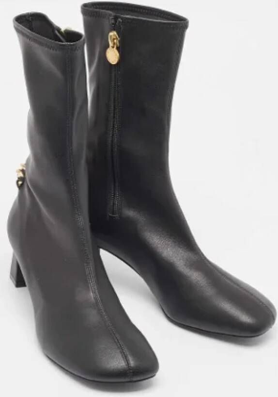 Stella McCartney Pre-owned Leather boots Black Dames