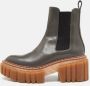 Stella McCartney Pre-owned Leather boots Gray Dames - Thumbnail 2