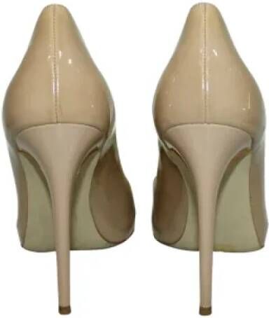 Stella McCartney Pre-owned Leather heels Beige Dames