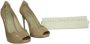 Stella McCartney Pre-owned Leather heels Beige Dames - Thumbnail 9