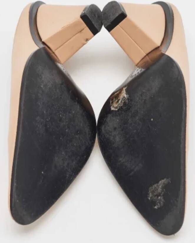 Stella McCartney Pre-owned Leather sandals Beige Dames