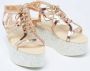 Stella McCartney Pre-owned Leather sandals Gray Dames - Thumbnail 4