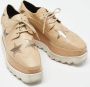 Stella McCartney Pre-owned Leather sneakers Beige Dames - Thumbnail 4