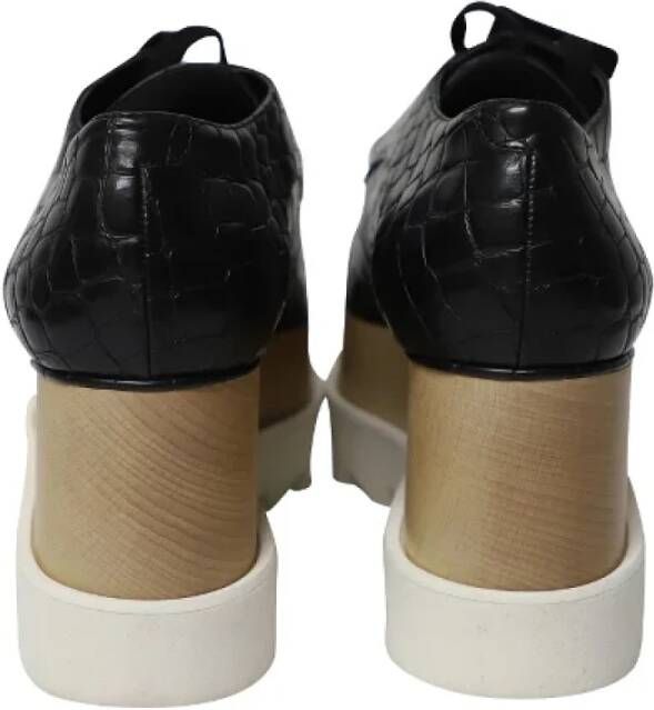 Stella McCartney Pre-owned Leather sneakers Black Dames