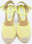 Stella McCartney Pre-owned Mesh heels Yellow Dames - Thumbnail 3