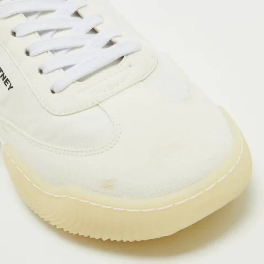 Stella McCartney Pre-owned Nylon sneakers White Dames