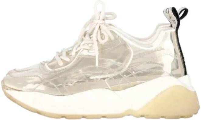Stella McCartney Pre-owned Plastic sneakers White Dames