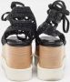 Stella McCartney Pre-owned Raffia sandals Black Dames - Thumbnail 5