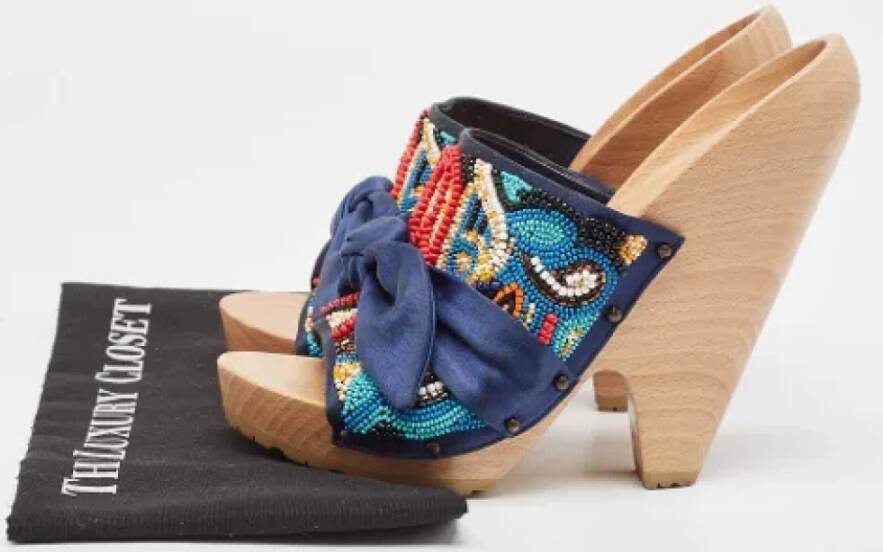 Stella McCartney Pre-owned Satin sandals Multicolor Dames