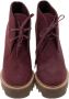 Stella McCartney Pre-owned Suede boots Red Dames - Thumbnail 2