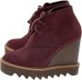 Stella McCartney Pre-owned Suede boots Red Dames - Thumbnail 3