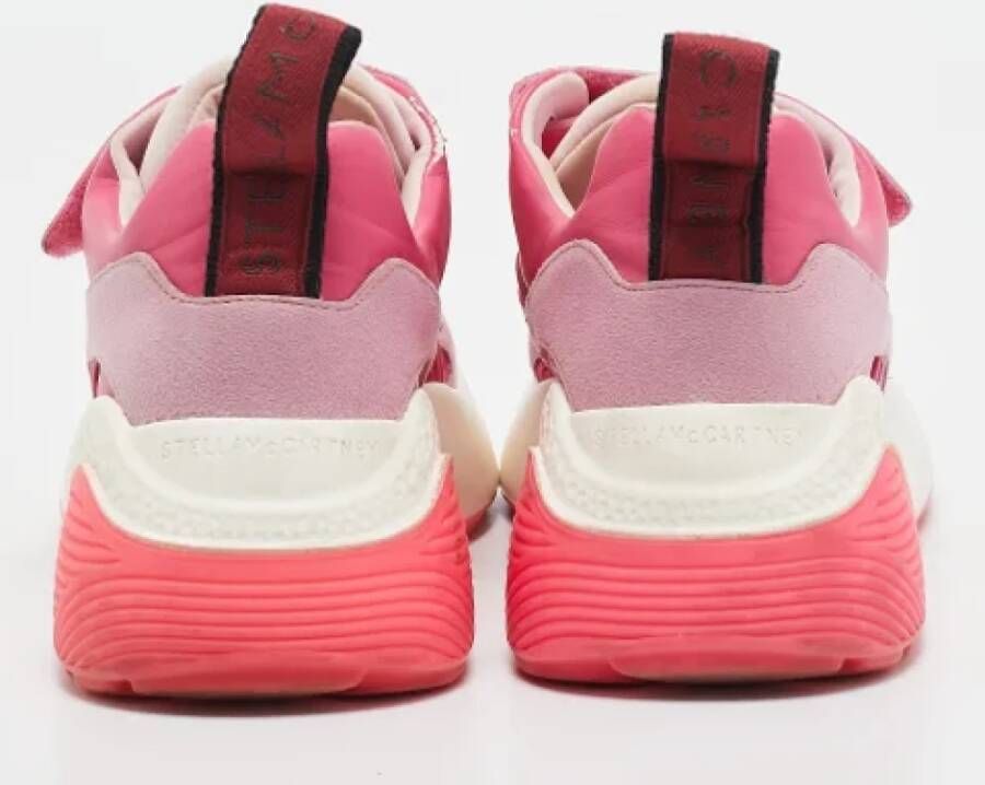 Stella McCartney Pre-owned Suede sneakers Pink Dames
