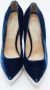 Stella McCartney Pre-owned Velvet heels Blue Dames - Thumbnail 3