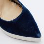 Stella McCartney Pre-owned Velvet heels Blue Dames - Thumbnail 7