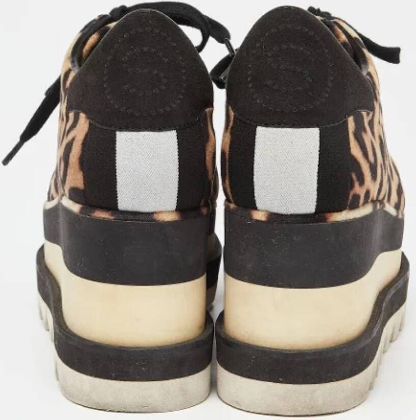 Stella McCartney Pre-owned Velvet sneakers Beige Dames