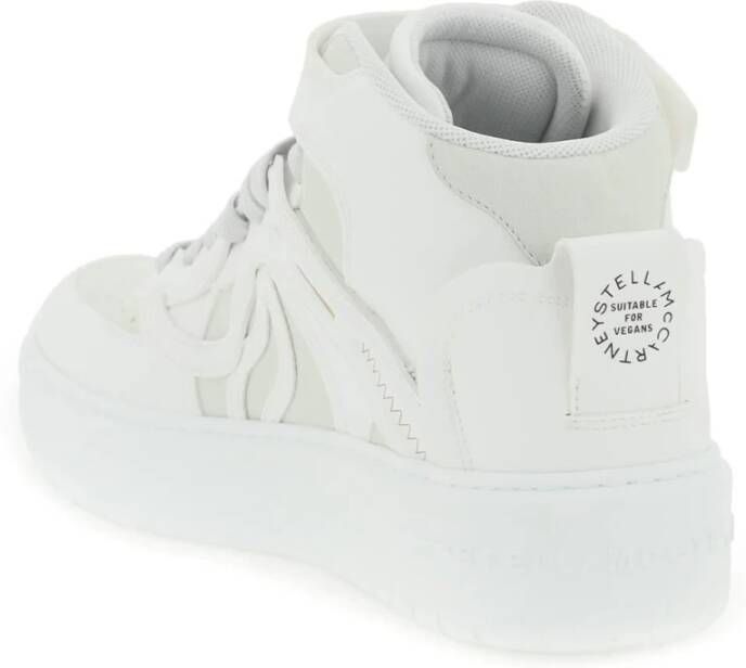 Stella Mccartney S-Wave High Top Sneakers White Dames