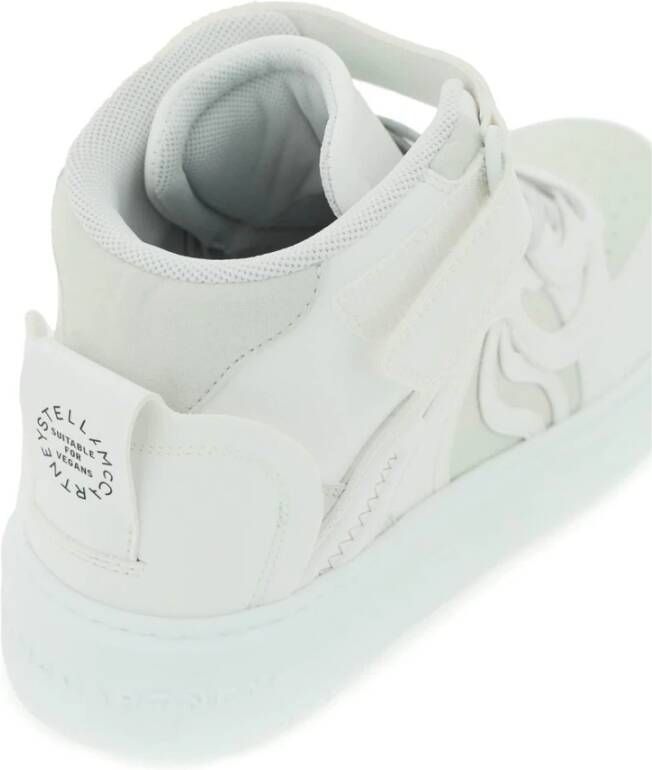 Stella Mccartney S-Wave High Top Sneakers White Dames