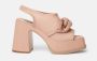 Stella Mccartney Chunky Falabella Plateau Sandalen Pink Dames - Thumbnail 2