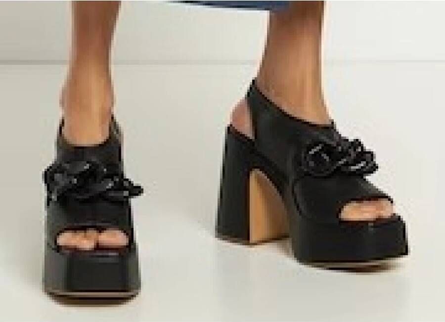 Stella Mccartney Sandalen met hoge hakken Zwart Dames