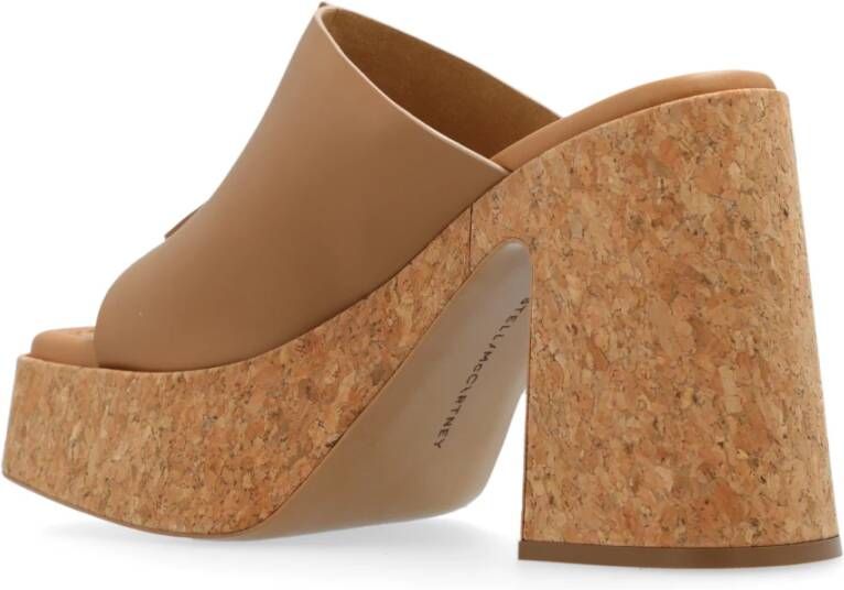 Stella Mccartney Skyla platform mules Beige Dames