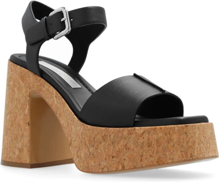 Stella Mccartney Skyla platform sandalen Black Dames