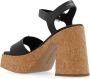 Stella Mccartney Zwarte Flatform Sandalen Black Dames - Thumbnail 9