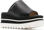 Stella Mccartney Zwarte Platform Slip-On Sandalen Black Dames - Thumbnail 7