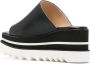 Stella Mccartney Zwarte Platform Slip-On Sandalen Black Dames - Thumbnail 4