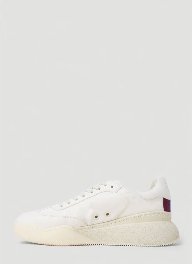 Stella Mccartney Sneakers met dikke zool en veters Wit Dames