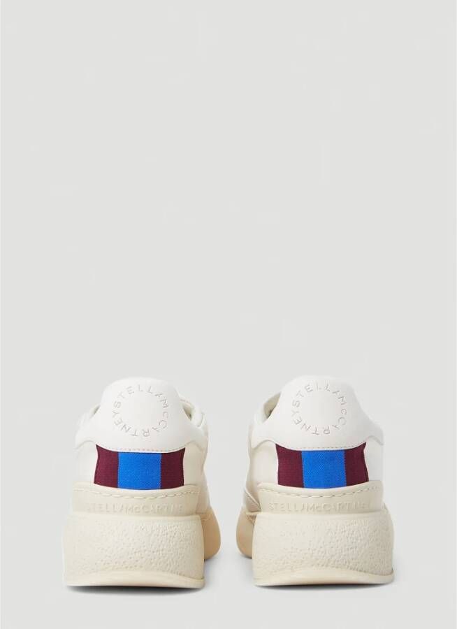 Stella Mccartney Sneakers met dikke zool en veters Wit Dames