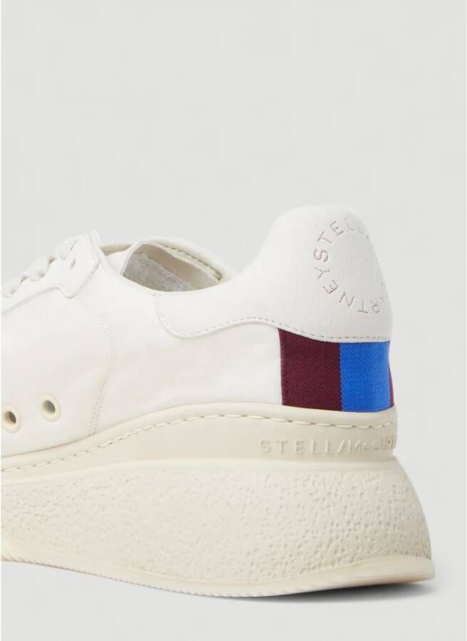 Stella Mccartney Sneakers met dikke zool en veters Wit Dames