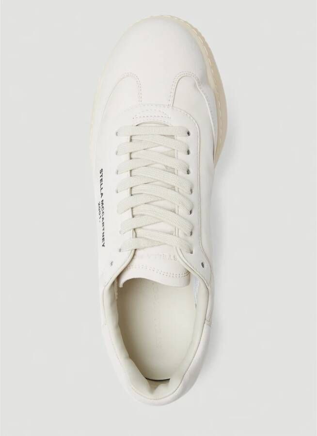 Stella Mccartney Sneakers met dikke zool en veters Wit Dames