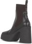 Stella Mccartney Bruine Enkellaarzen met Gestructureerde Sleehak Brown Dames - Thumbnail 12