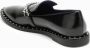 Stella Mccartney Zwarte Eco-Leren Sandalen met Vierkante Neus en Gerecyclede Zilveren Messing Ketting Black Dames - Thumbnail 2