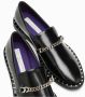 Stella Mccartney Zwarte Eco-Leren Sandalen met Vierkante Neus en Gerecyclede Zilveren Messing Ketting Black Dames - Thumbnail 3