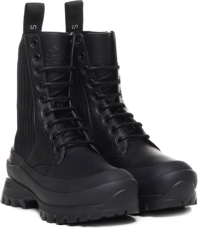 Stella Mccartney Trace Chelsea Veterschoenen Black Dames