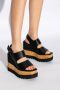 Stella Mccartney Zwarte Sandalen met Dubbele Band en Blokhak Black Dames - Thumbnail 5