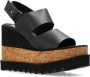 Stella Mccartney Zwarte Sandalen met Dubbele Band en Blokhak Black Dames - Thumbnail 7