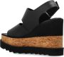 Stella Mccartney Zwarte Sandalen met Dubbele Band en Blokhak Black Dames - Thumbnail 8