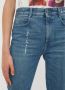 Stella McCartney Witte Slogan Geborduurde Denim Jeans - Thumbnail 2