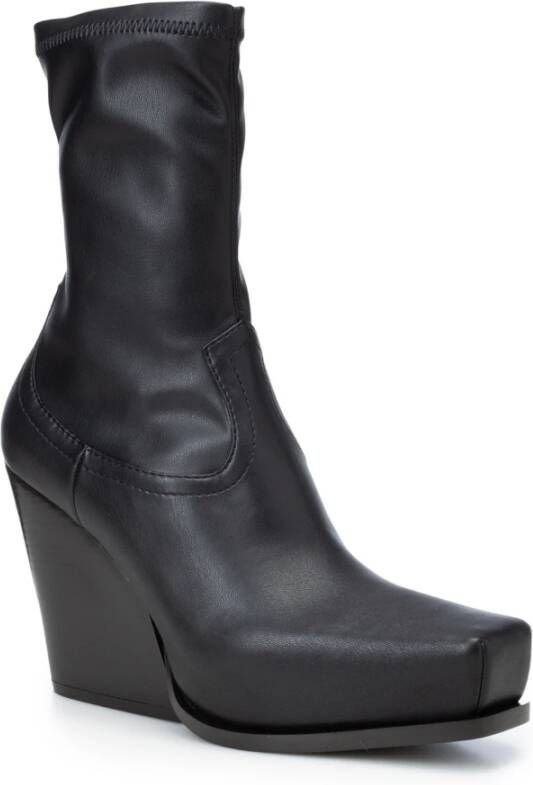 Stella Mccartney Zwarte Cowboy Laarzen van Synthetisch Leer Black Dames