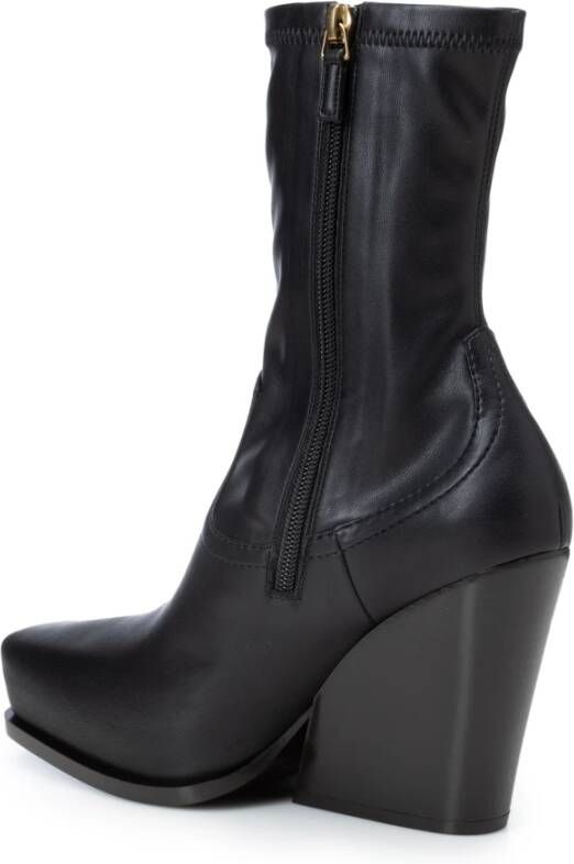 Stella Mccartney Zwarte Cowboy Laarzen van Synthetisch Leer Black Dames